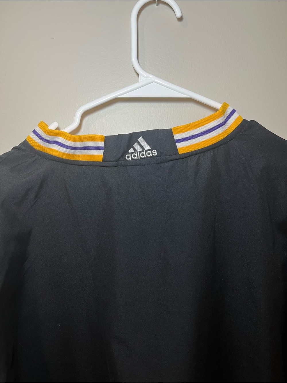 Adidas Los Angeles Lakers Basketball Pullover Windbreaker Jacket - Picture 5 of 7